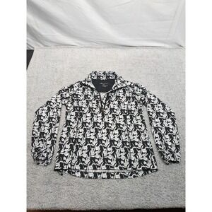 Peter Millar Floral Wind Breaker Golf‎ Jacket Ladies Womans Quarter Zip XS